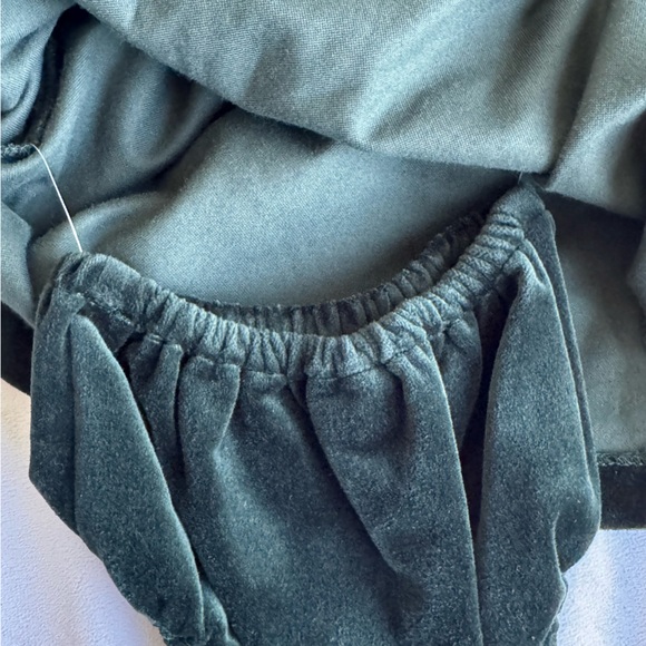 Edgehill Collection Short Sleeve Velvet‎ Lace Babydoll Dress New 3 month baby - Picture 4 of 8